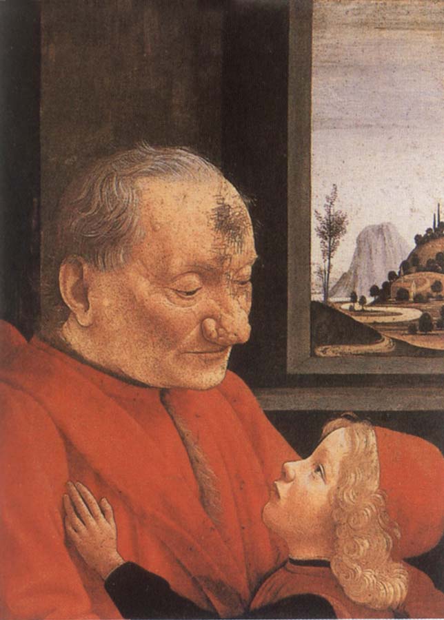 Domenico Ghirlandaio An Old man with his grandson